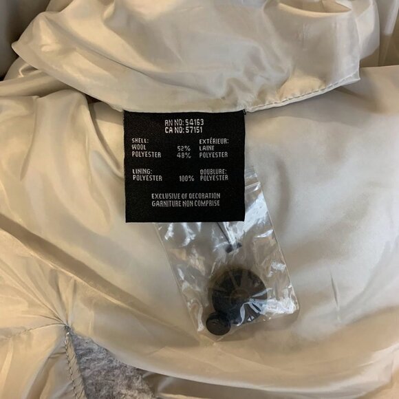 Marc New York Women's Paige Wool Blend 2 Button Notch Collar Bouclé‎ Coat Size 8 - Picture 10 of 13